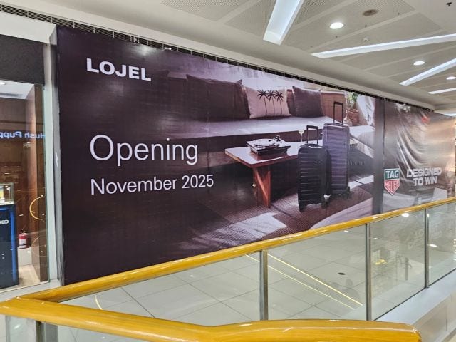 lojel store board-up in sm mall of asia side